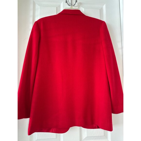 Vintage 100% Pure Wool Red Blazer Jacket Fundamental Things 8P - Picture 6 of 11